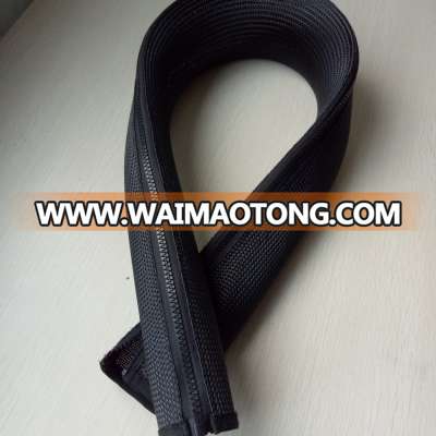 wire insulation sleeves cable management nylon mesh Hose protective sleeve with zipper